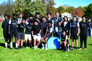 image of middle school soccer team