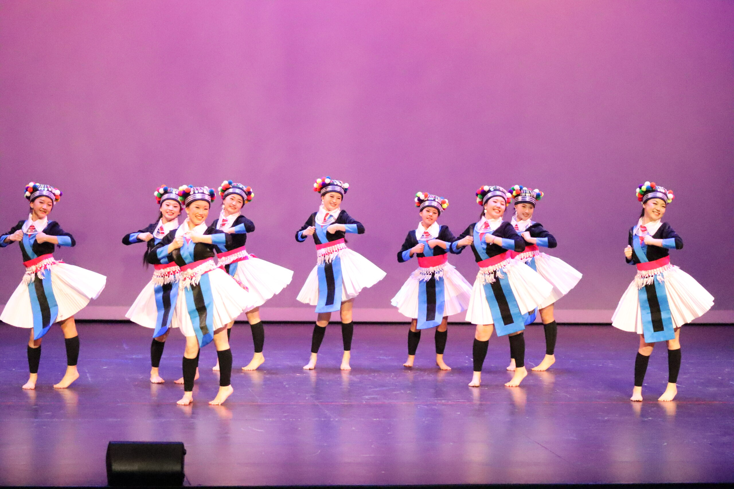image of traditional Asian American dancers