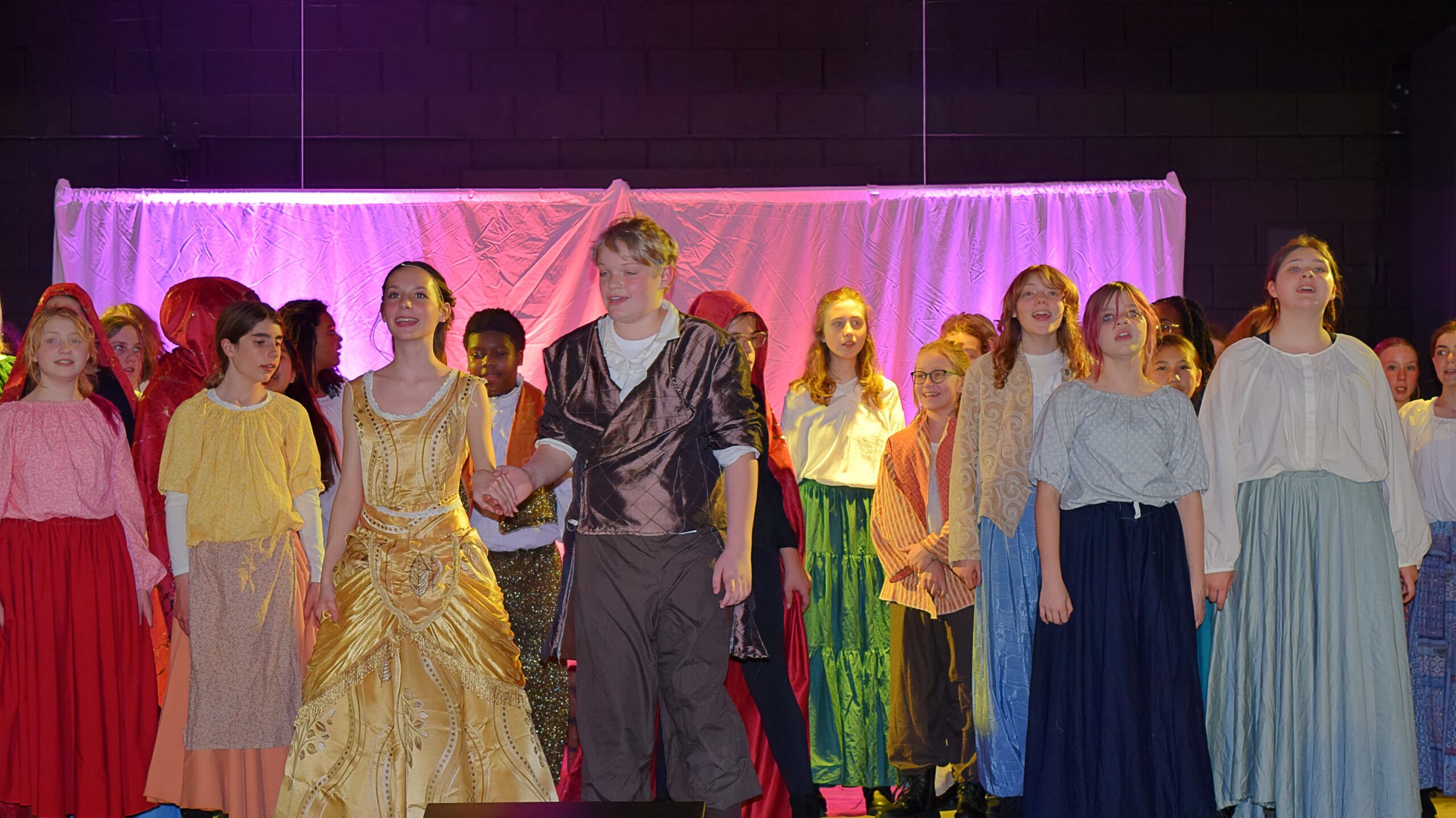 Picture of youth performers on stage
